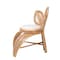 Bali & Pari Gresham Modern Bohemian Natural Rattan Leaf Accent Chair 238-13409-ZORO - alternate 5